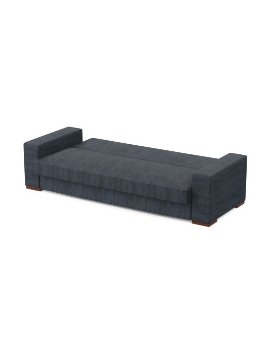 Καναπές Κρεβάτι Chios Τριθέσιος Γκρι 218x81x80cm