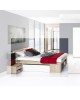 Κρεβάτι Rico Διπλό με Aποθηκευτικό Xώρο Σονόμα-Λευκό 160x200cm
