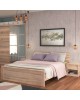 Κρεβάτι Norton Ημίδιπλο Με Τάβλες Σονόμα 120x200
