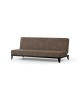 Καναπές Κρεβάτι Fiona Τριθέσιος Καφέ 190x85x80cm