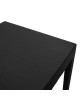 Τραπέζι Gabi PP χρώμα μαύρο 80x80x77εκ